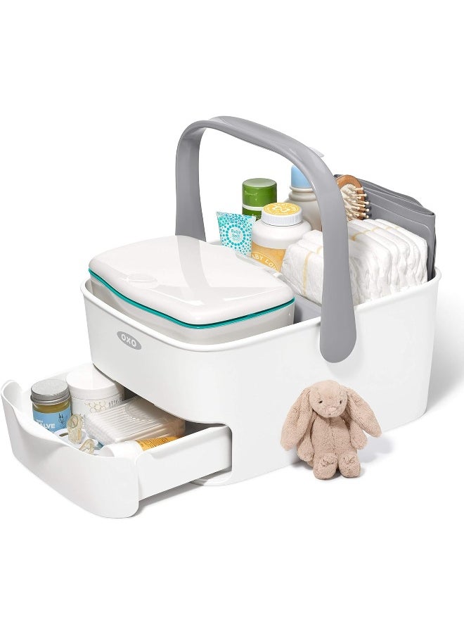 OXO TOT DIAPER CADDY - GRAY