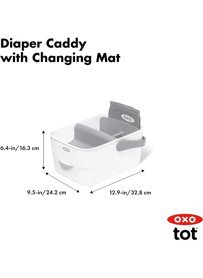 OXO TOT DIAPER CADDY - GRAY