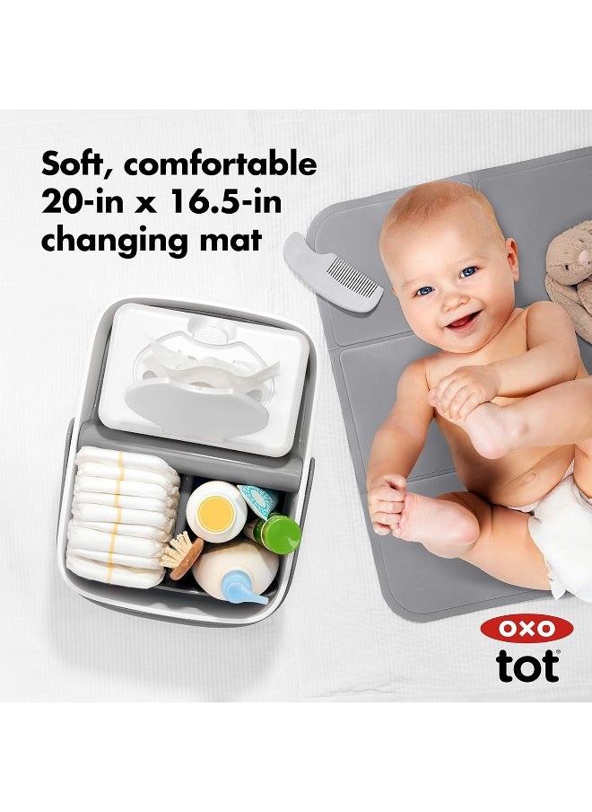 OXO TOT DIAPER CADDY - GRAY