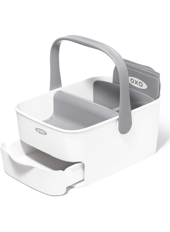 OXO TOT DIAPER CADDY - GRAY