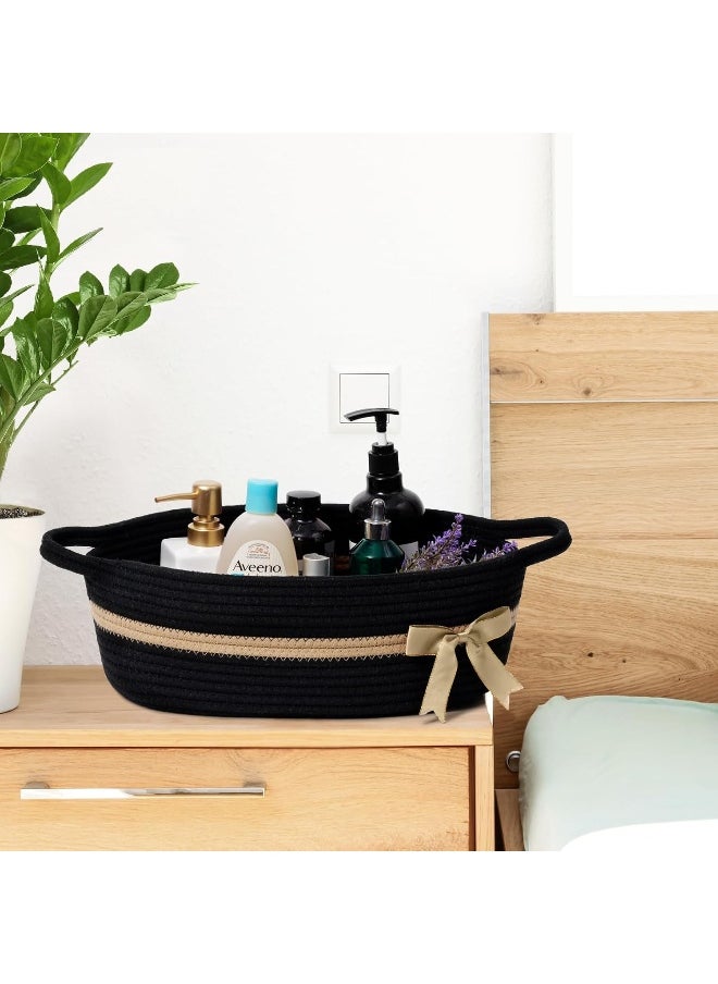 CHICVITA Baby Gift Basket Small Woven Baskets for Organizing