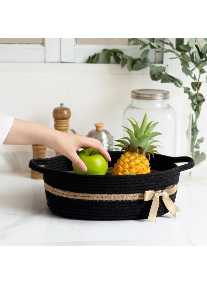 CHICVITA Baby Gift Basket Small Woven Baskets for Organizing
