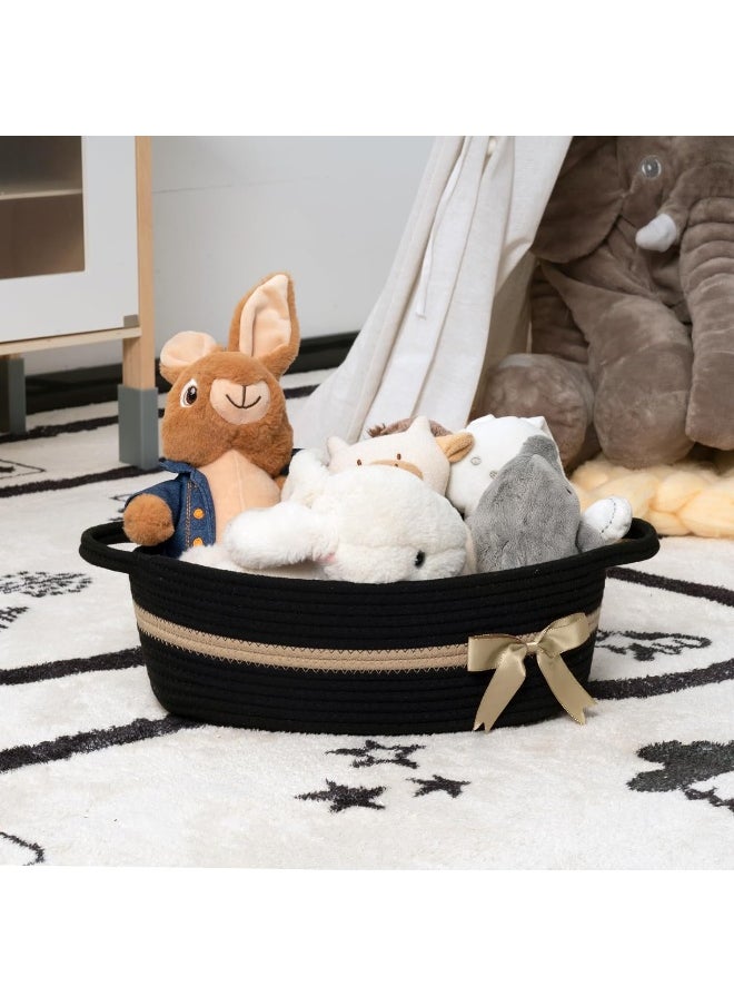 CHICVITA Baby Gift Basket Small Woven Baskets for Organizing