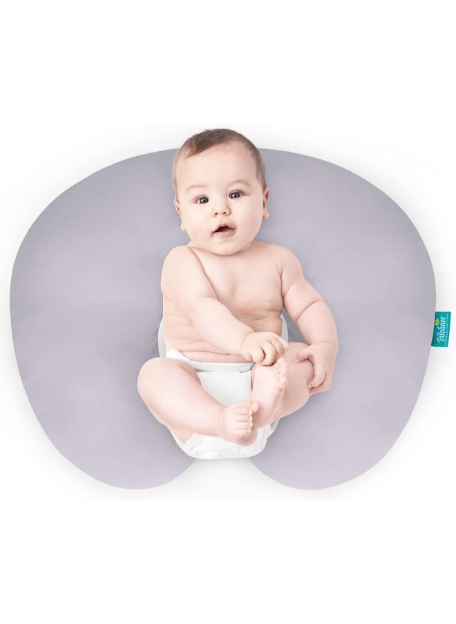 Biloban Nursing Pillow Cover 2 Pack Fit Boppy Nursing Pillow Breathable & Skin-Friendly Nursing Pillow Slipcovers for Breastfeeding Mom Comfortable & Machine Washable Nursing Pillow Covers