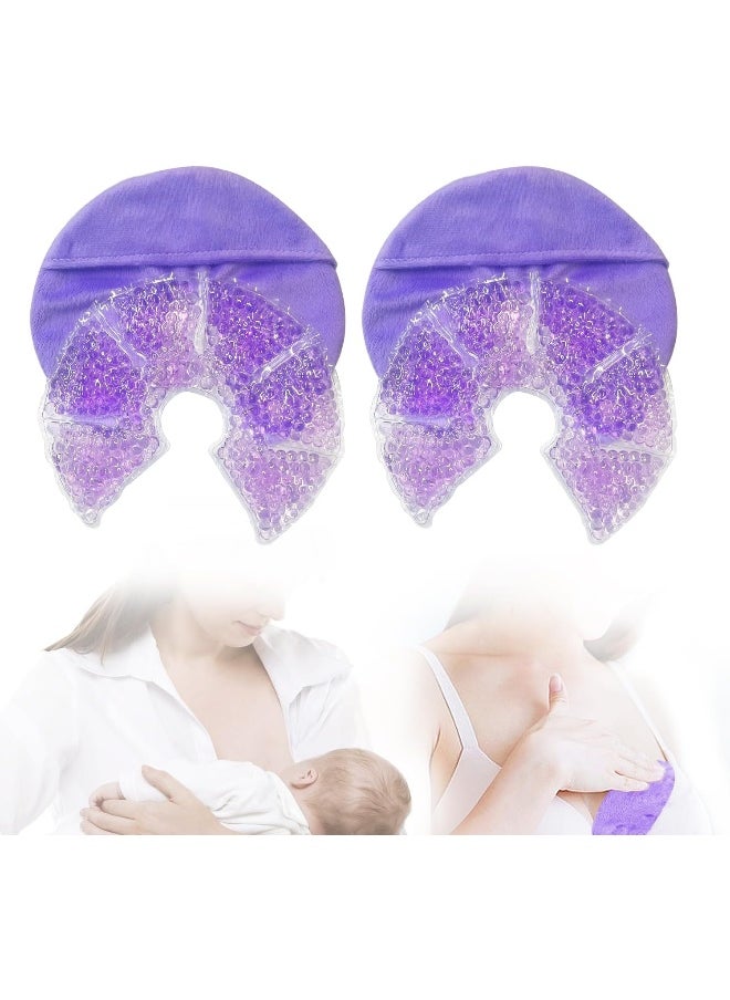 Conbella Hot/Cold Plush Breast Gel Bead Packs