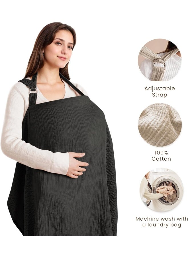Konssy Muslin Nursing Cover for Baby Breastfeeding