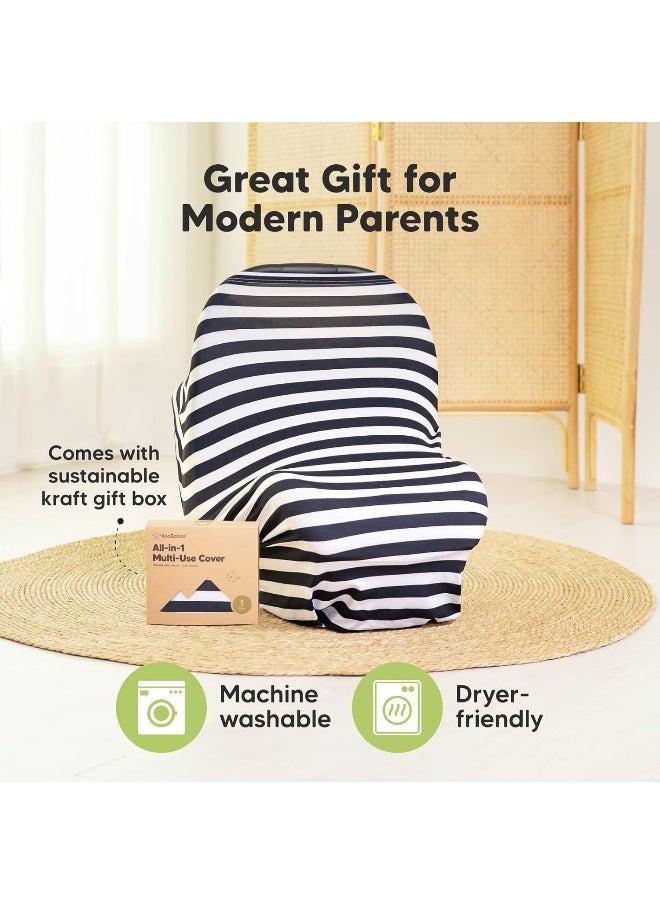 Car Seat Covers for Babies - Nursing Cover, Baby Car Seat Cover, Nursing Covers for Breastfeeding, Carseat Cover Girls, Boy, Breastfeeding Cover, Infant Car Seat Cover, Stroller Cover (Arcadia)