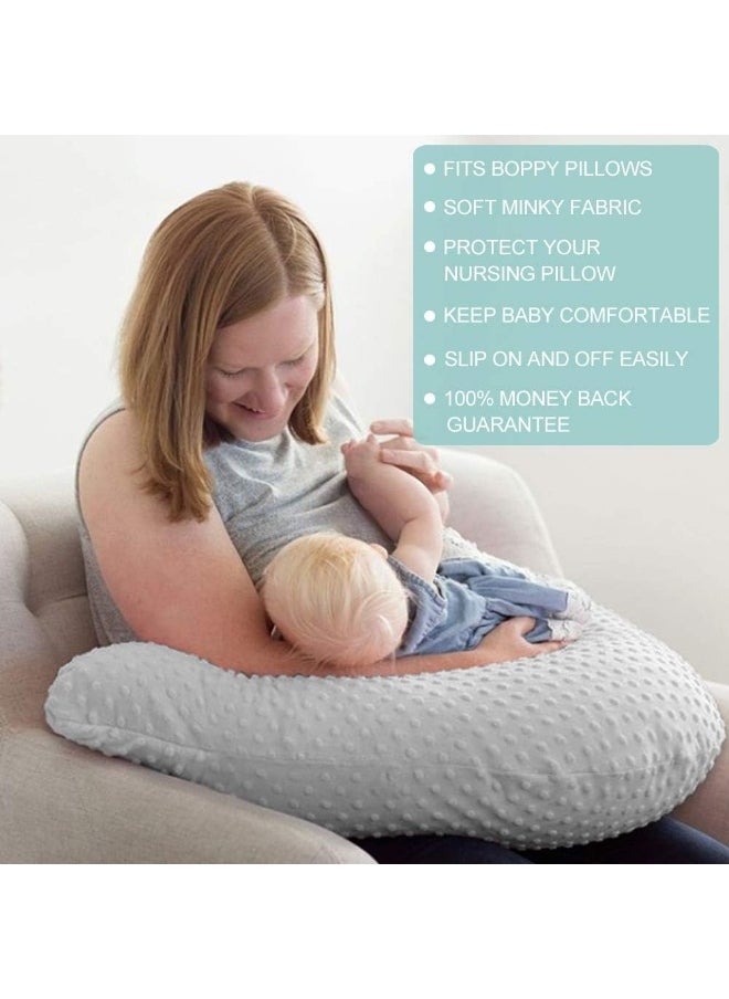 Owlowla Nursing Cover, Breastfeeding Pillow Slipcover Fits Nursing Pillow for Baby Boy Girl(Navy)