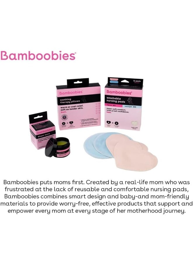 Bamboobies Bam Women’s Disposable Nursing Pads, Super-Absorbent Milk Proof Pads for Breastfeeding, 120 Count