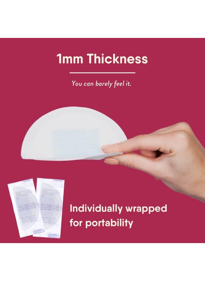 NatureBond Disposable Nursing Pads Ultra Thin Breastfeeding Breast Pads, Light, Contoured and Highly Absorbent. Highest Absorbency/Thinness Ratio 1mm (120pcs)