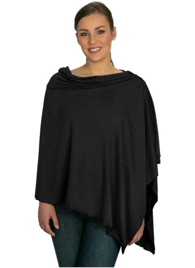 Bamboobies Chic Nursing Shawl, Black