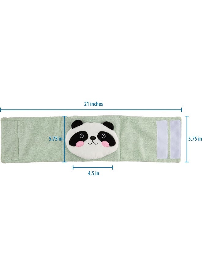 Dr. Brown's Infant Gripebelt for Colic Relief, Heated Tummy Wrap, Baby Swaddling Belt for Gas Relief, Natural Relief for Upset Stomach in Babies and Toddlers, Panda, 0-3m