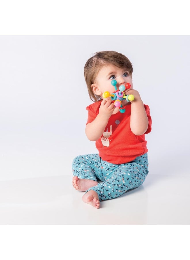 Manhattan Toy Atom Rattle & Teether Grasping Activity Baby