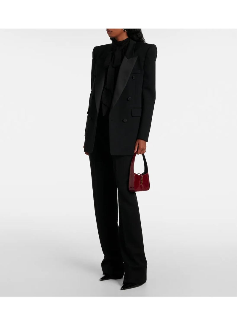 Saint Laurent Le 5 à 7 Mini patent leather shoulder bag