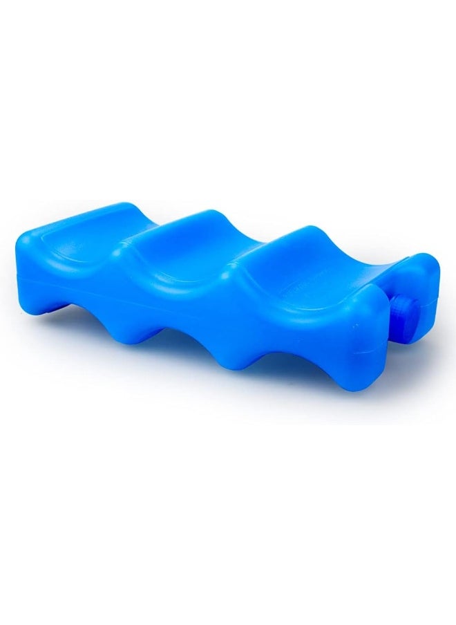 Pack of 3 Reusable Ice Packs for Breastmilk Storage, Bottle Ice Packs for Breastfeeding Mom, Blue
