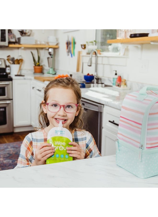 WeeSprout Double Zipper Reusable Food Pouches