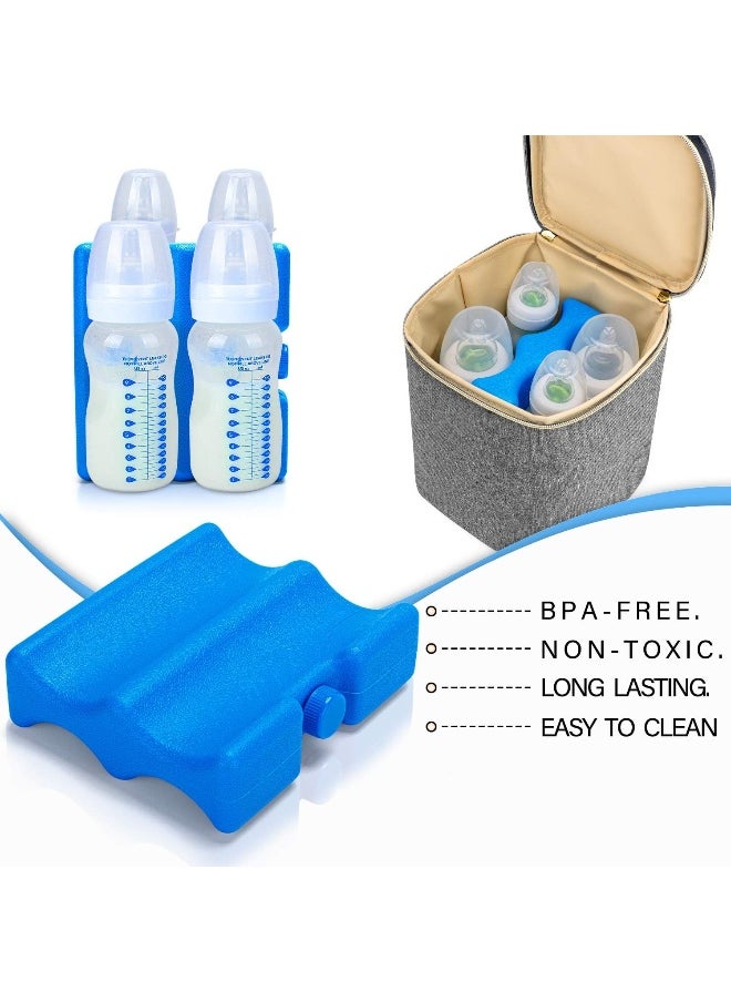 Teamoy Breastmilk Ice Pack, Bottle Ice Pack for Breastmilk Storage and Breastfeeding Working Mom, Medium