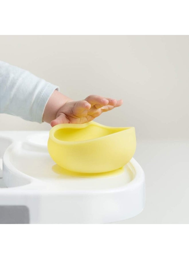 Olababy 100% Silicone Suction Bowl with Lid for Independent Feeding Baby and Toddler