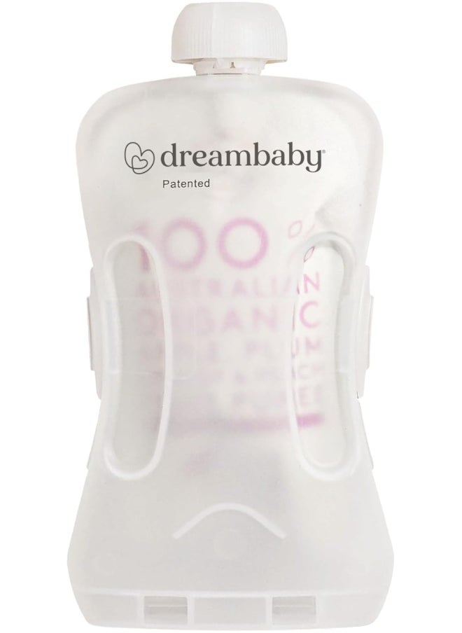 Dreambaby Pouch Pal Self Feeding Food Pouch Holder for No Squeeze and No Mess