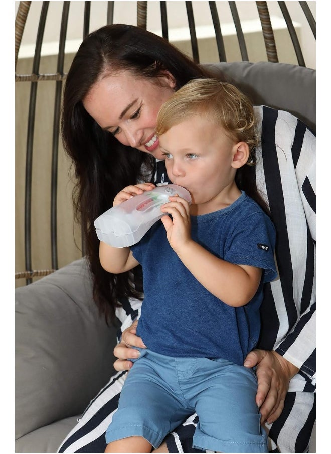 Dreambaby Pouch Pal Self Feeding Food Pouch Holder for No Squeeze and No Mess
