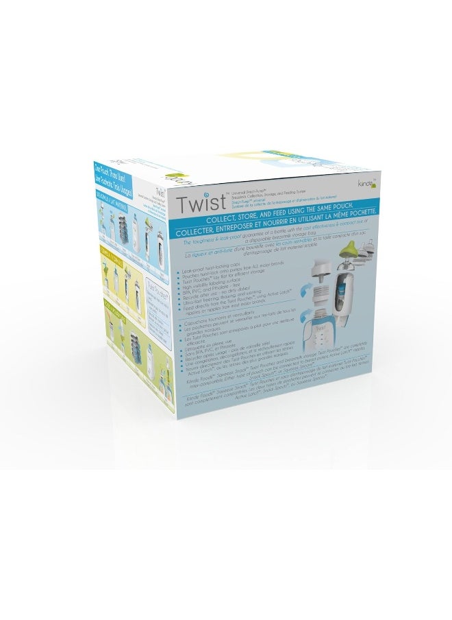 Kiinde Twist Pouch Breast Milk Storage Bags for Pumping, Freezing, and Feeding