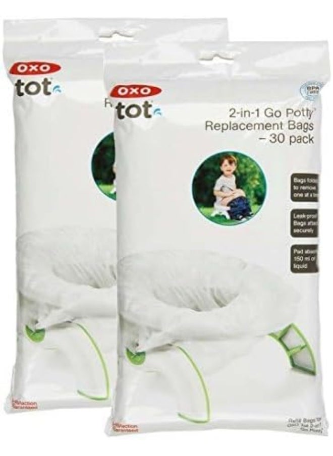 OXO Tot 2-in-1 Go Potty Refill Bags, 60 Count