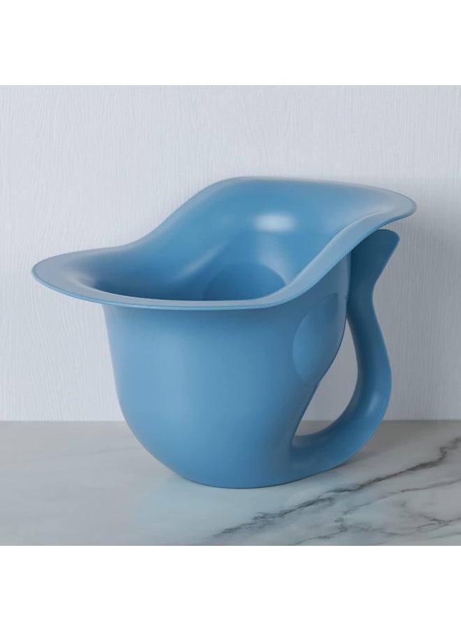 EASICOZI Potty for Newborn Baby Potty Training; for Diaper Free Baby Elimination Communication Indoor & Outdoor; Attractive Fish Shape (Blue)