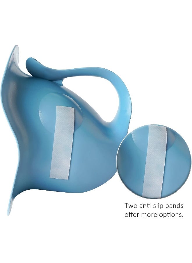 EASICOZI Potty for Newborn Baby Potty Training; for Diaper Free Baby Elimination Communication Indoor & Outdoor; Attractive Fish Shape (Blue)