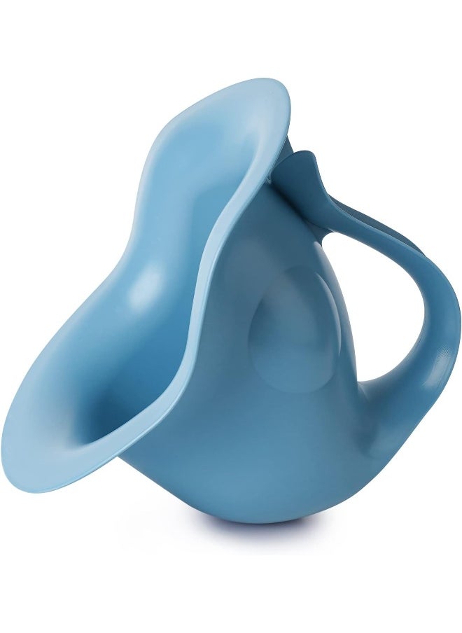 EASICOZI Potty for Newborn Baby Potty Training; for Diaper Free Baby Elimination Communication Indoor & Outdoor; Attractive Fish Shape (Blue)