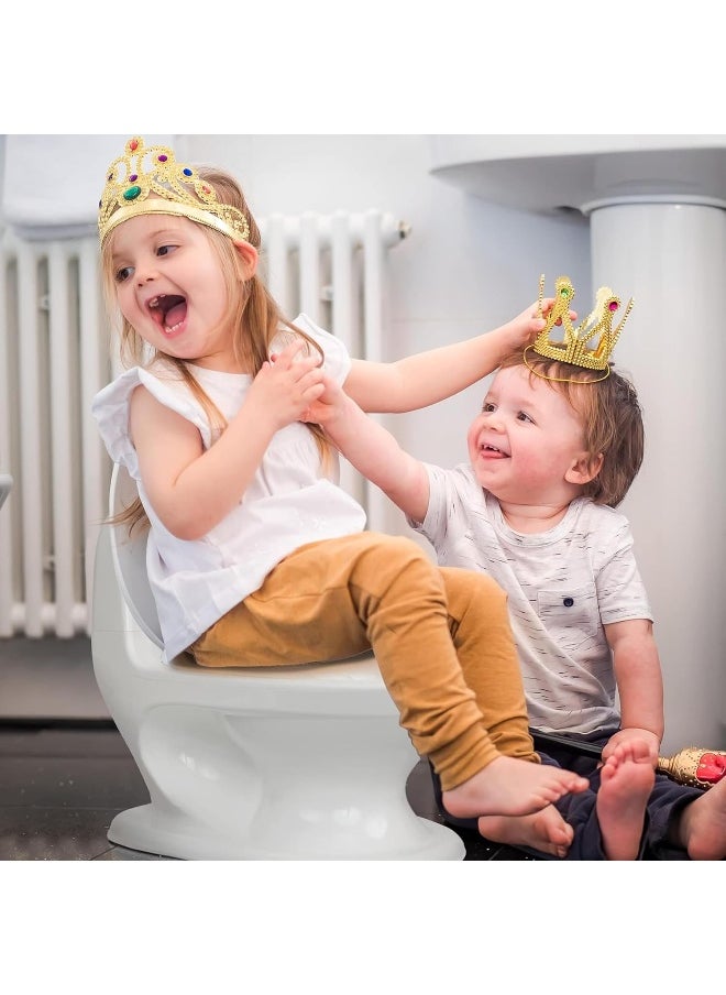 Nuby My Real Potty Training Toilet with Life-Like Flush Button & Sound for Toddlers & Kids