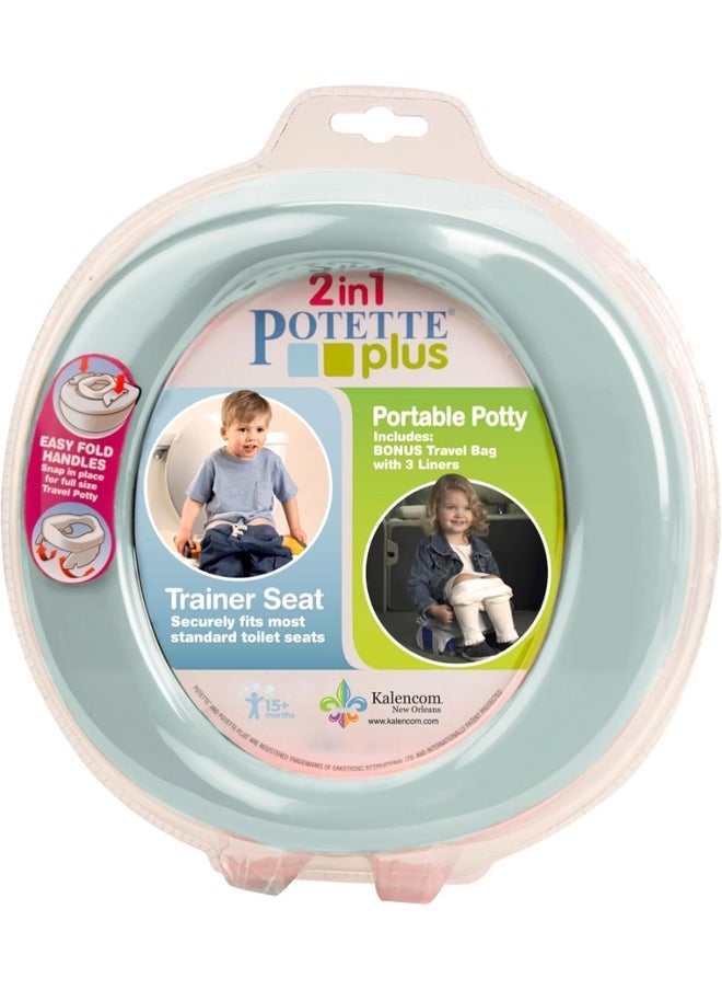 Kalencom Potette Plus 2-in-1 Travel Potty and Trainer Seat