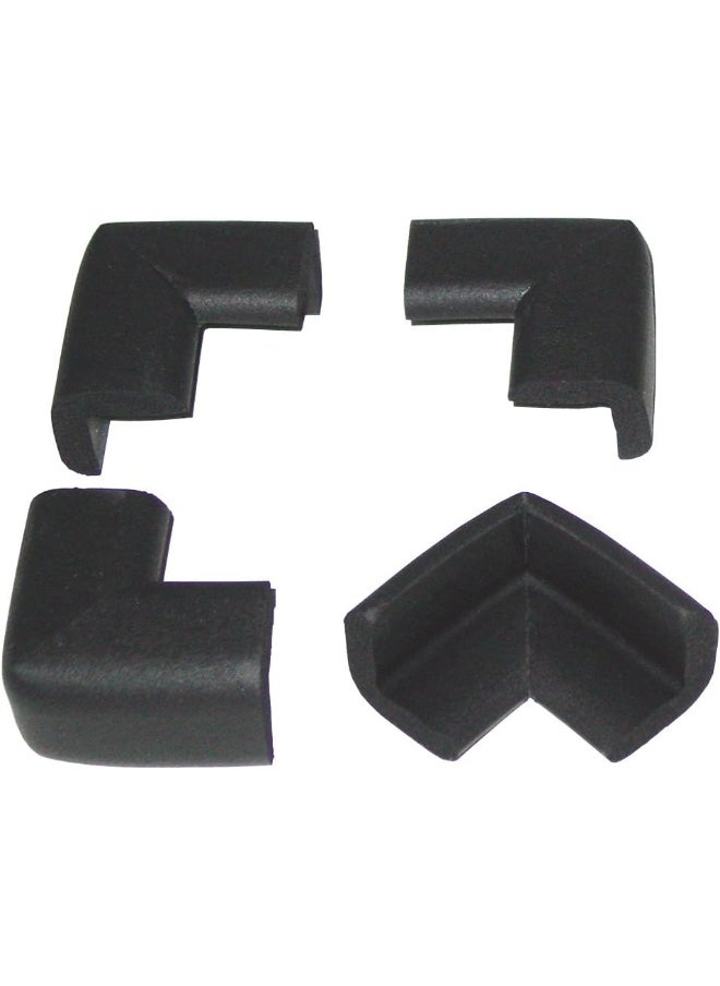 Kidkusion Corner Cushions, Black - 8 Pack | Foam Safety; Table Protector; Furniture Safety; Edge Guard