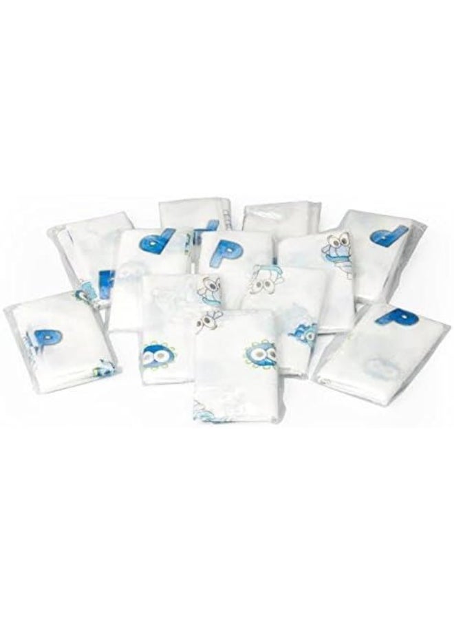 Toilet Seat Covers Disposable (12 Pack) - XL Waterproof Toilet Cover for Toddlers, Kids & Adults - Portable & Individually Wrapped for Travel, Training, Vacations, Public Restrooms