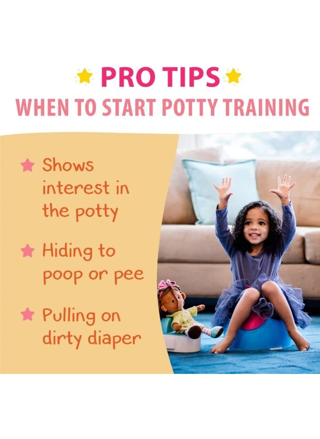 Potty Training with - Complete Kit Includes Parent's Guide, Children's Book, Doll, Toy Toilet & Activity Reward Cards Paediatrician-Recommended Play-Based Learning