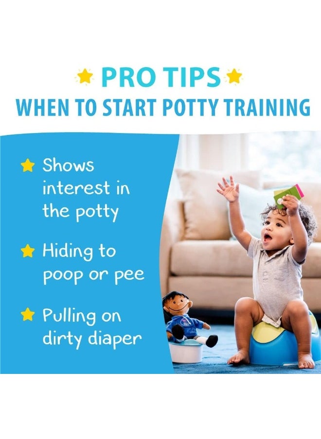 Tot on the Pot Potty Training with - Complete Kit Includes Parent's Guide, Children's Book, Doll, Toy Toilet & Activity Reward Cards Paediatrician-Recommended Play-Based Learning