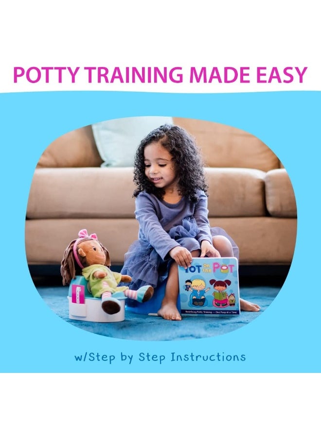 Tot on the Pot Potty Training with - Complete Kit Includes Parent's Guide, Children's Book, Doll, Toy Toilet & Activity Reward Cards Paediatrician-Recommended Play-Based Learning