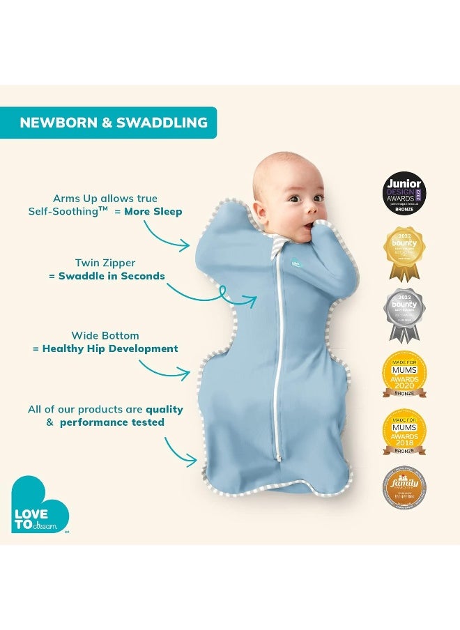 Love To Dream Swaddle Blanket. Newborn Essentials For 0-6 Months Baby Girls And Boys. 1.0 TOG Baby Sleeping Bag With Arms, Provides Comfortable And Quiet Sleep. Cotton Fabric (Dusty Pink, M)