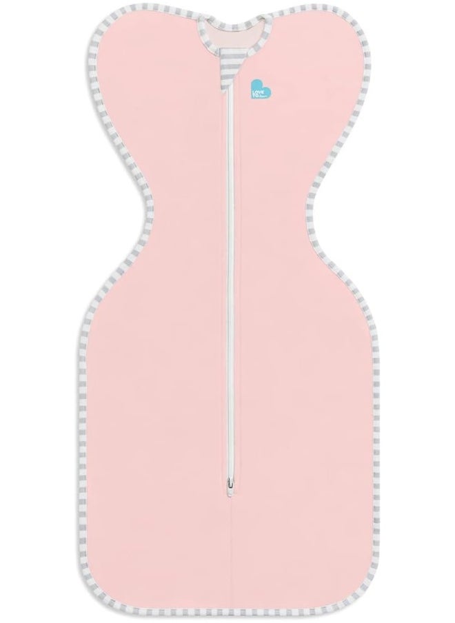 Love To Dream Swaddle Blanket. Newborn Essentials For 0-6 Months Baby Girls And Boys. 1.0 TOG Baby Sleeping Bag With Arms, Provides Comfortable And Quiet Sleep. Cotton Fabric (Dusty Pink, M)