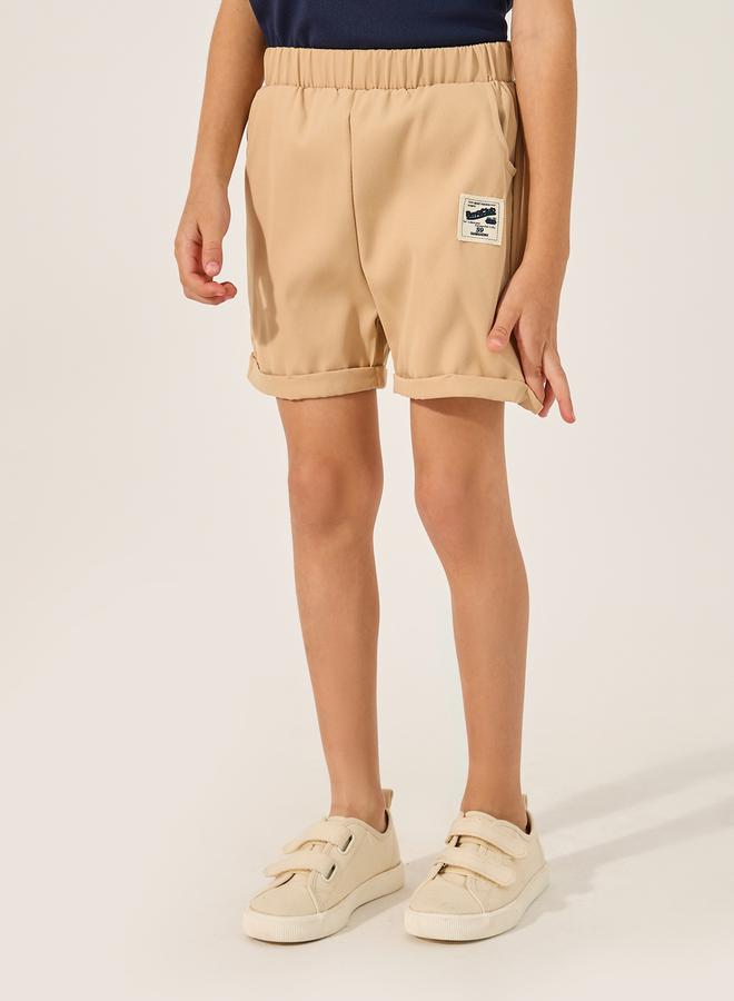 Embroidered Polo T-Shirt and Shorts Set