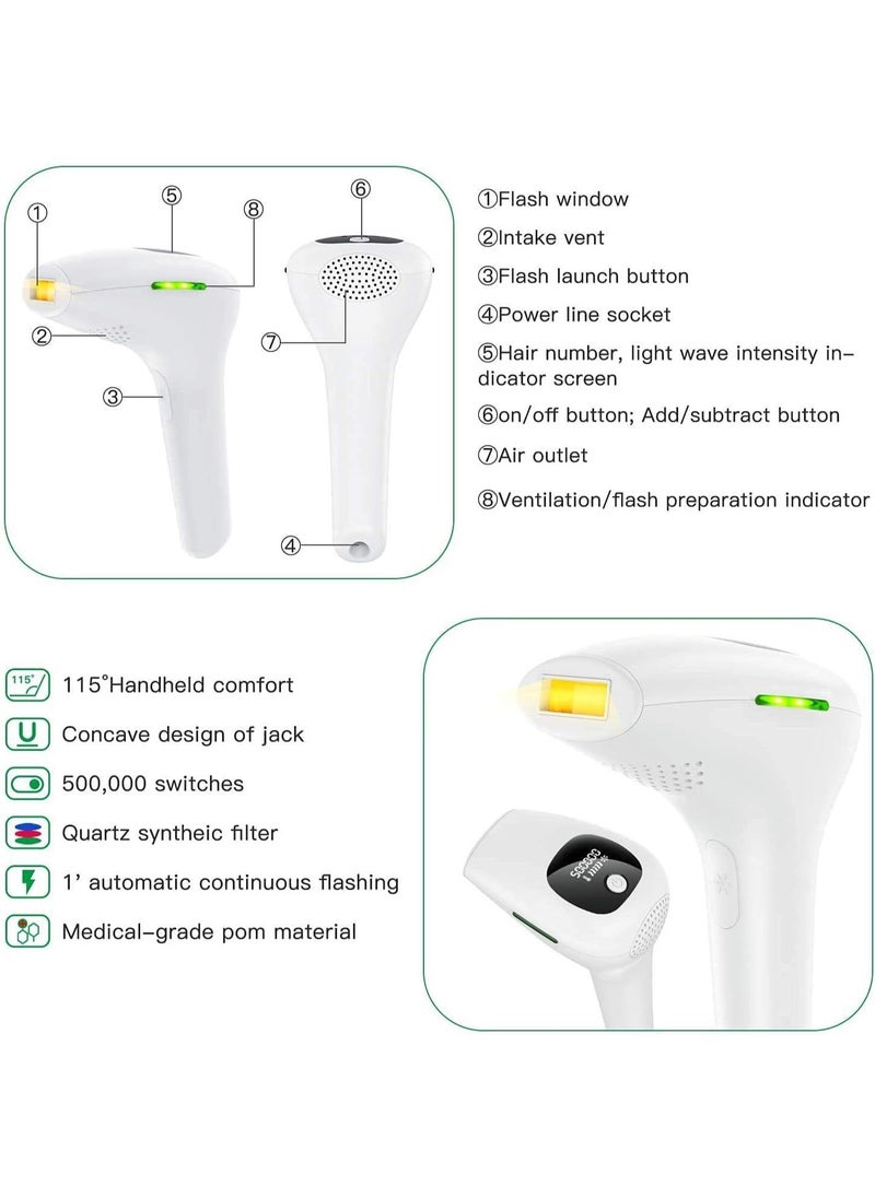 Household Hair Removal Instrument Laser For Body, Face and Bikini Permanent Painless