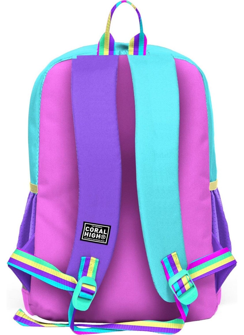 Kids Pink Pastel Colors 3-Piece Bag Set