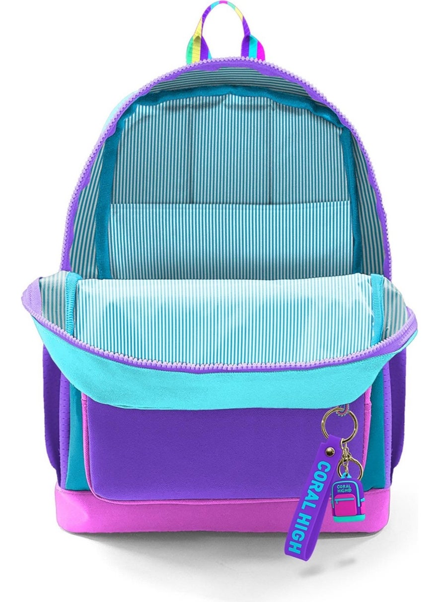Kids Pink Pastel Colors 3-Piece Bag Set