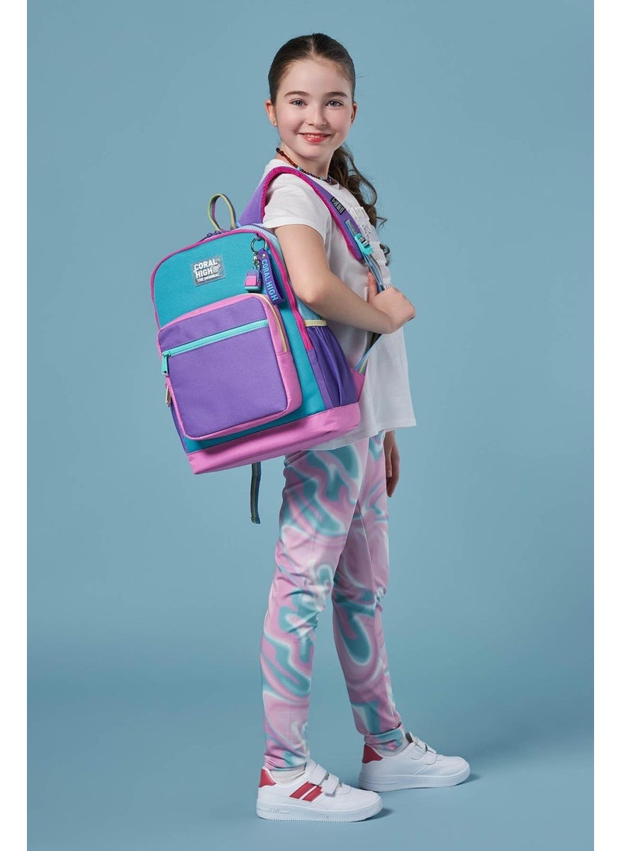 Kids Pink Pastel Colors 3-Piece Bag Set