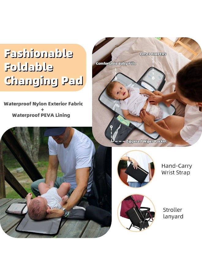 ROSEGIN Baby Diaper Bag Backpack with Portable Travel Changing Pad