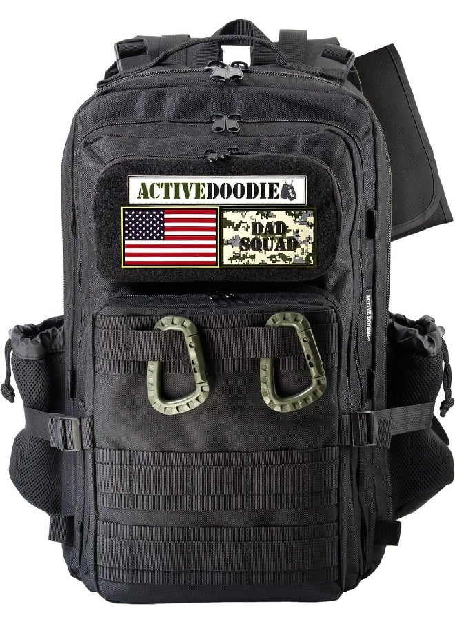 Active Doodie Dads Diaper Bag Backpack, Waterproof Tactical Style Baby Bag for Men