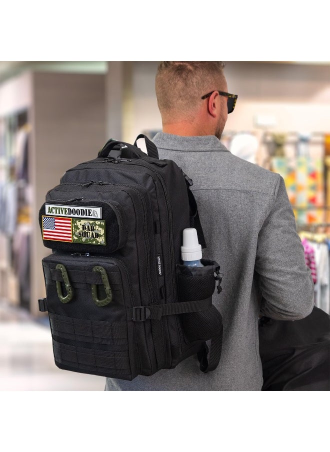 Active Doodie Dads Diaper Bag Backpack, Waterproof Tactical Style Baby Bag for Men