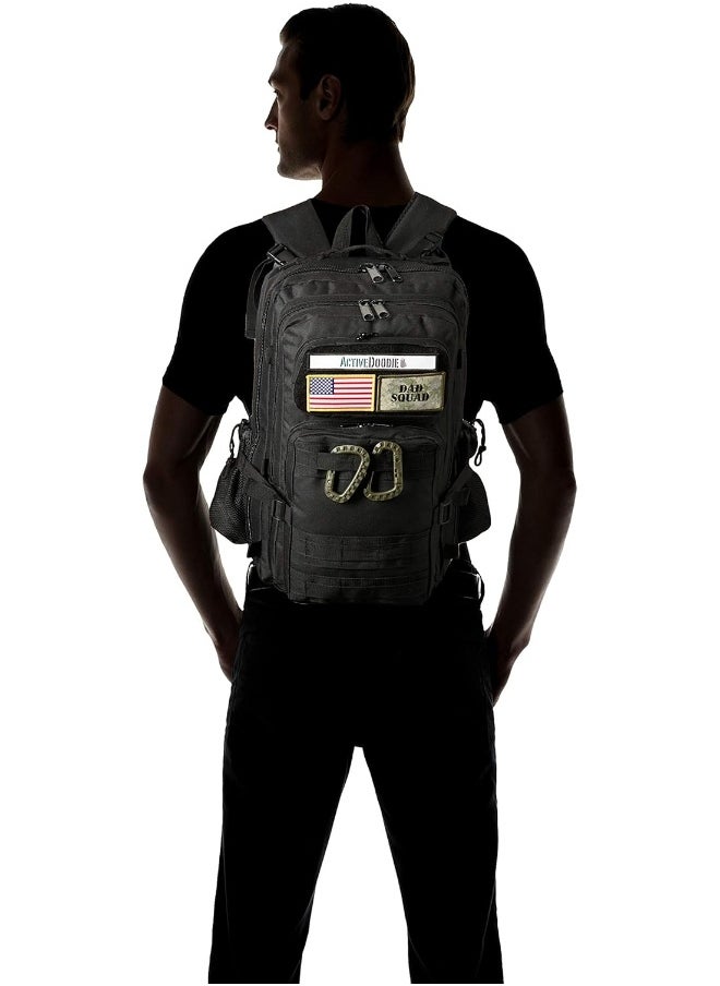 Active Doodie Dads Diaper Bag Backpack, Waterproof Tactical Style Baby Bag for Men
