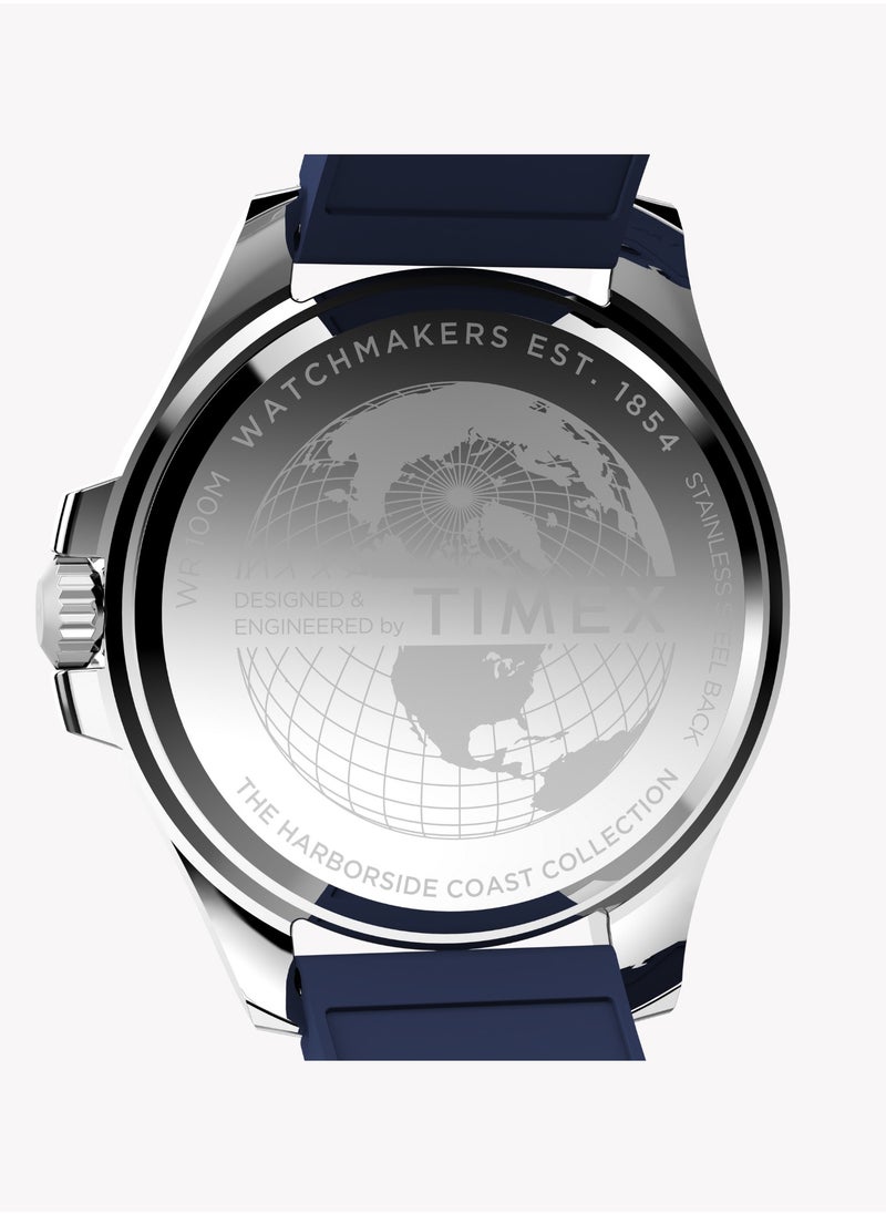 Timex Men's Silver/Blue Watch | TW2Y05000