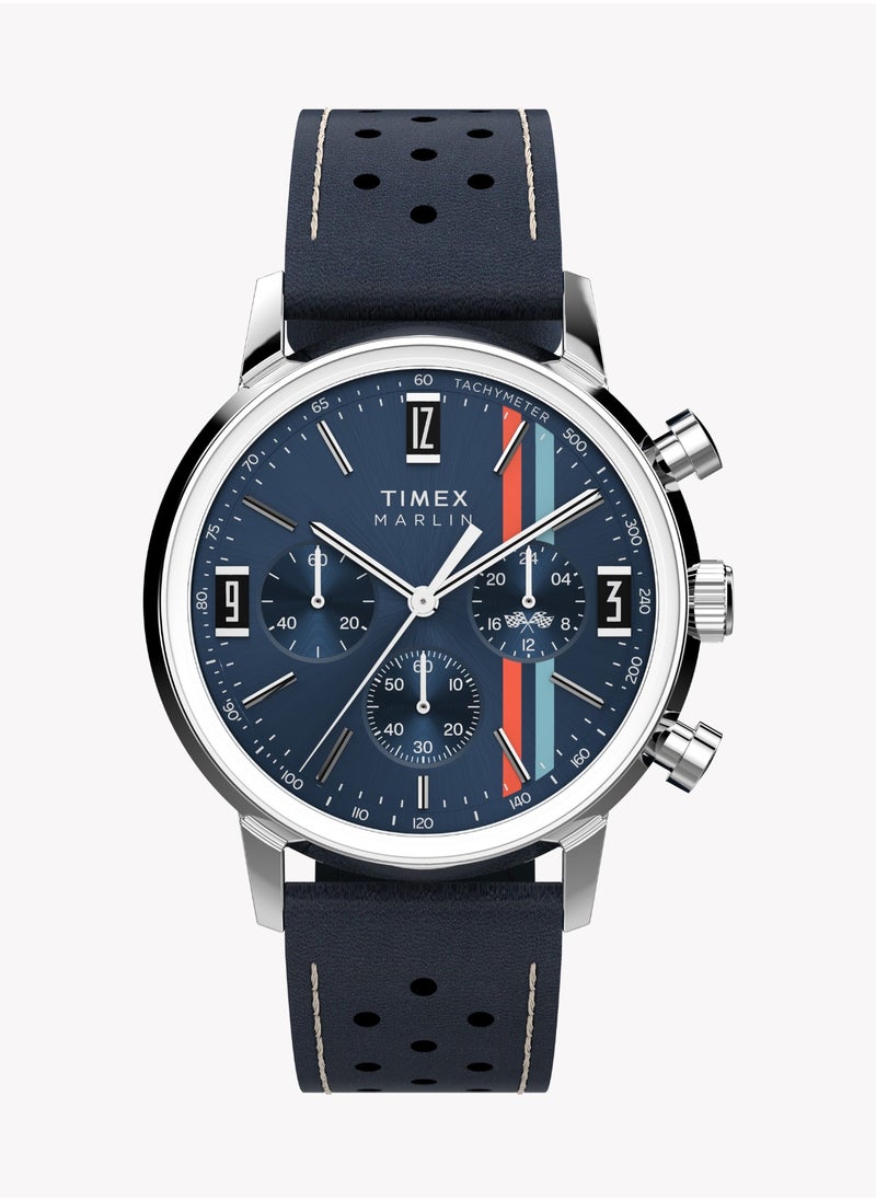 Timex Men's Stainless/Blu Watch | TW2W99000