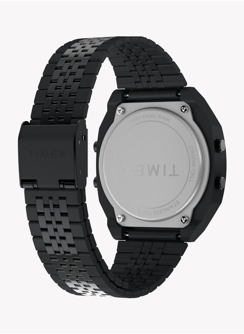 Timex Men's Black Stainless Steel Watch | Model TW2W91600